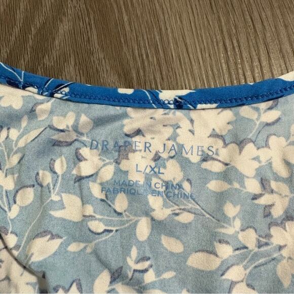 Draper James Sleeveless Floral Print Tank Ruffle Trim Mini Dress Size L/XL - Picture 6 of 9